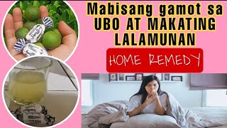 GAMOT SA UBO AT MAKATING LALAMUNANHome remedy [upl. by Akisej]