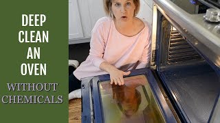 Deep Clean an Oven Without Chemicals [upl. by Nekial]