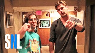 Extreme Skateboarding with Chris Hemsworth and Kyle Mooney  SNL [upl. by Darach]