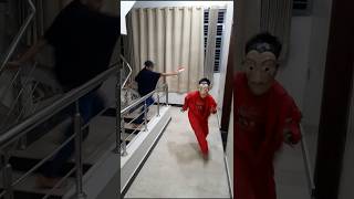 Money Heist Vs Parkour  Bella Ciao [upl. by Ihcehcu]