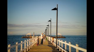 Wynnum Brisbane Australia  Explore Wynnum Beach Jetty Pool amp Park [upl. by Katherine765]