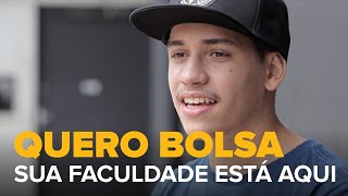 Quero Bolsa  Sua Faculdade Está Aqui [upl. by Aisac470]