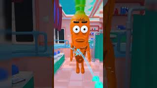 Banando a la zanahoria fruitsalon juegosvr comandosvr realidadvirtual humor oculusquest2 [upl. by Divadnhoj95]