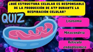 🧬🧠Examen de bioquímica🦠🔬 ¿Cuánto sabes de las biomoléculas y la célula QuiztestExamen UNAM [upl. by Yeoz]