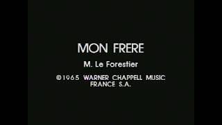 Mon frère  Maxime Le Forestier  karaoké [upl. by Nerb]