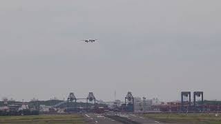 Cathay 777300ER landing RJTT Runway 22 [upl. by Nogaem98]