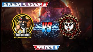 Heroes Lounge Ronda 6 Div 4 Für Rum und Ähre VS Pandamonium Parte 3 [upl. by Mayda]