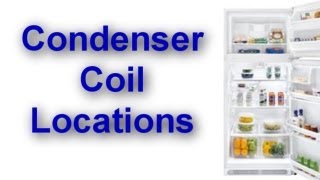 Condenser Coil Location on your Refrigerator [upl. by Rondon792]