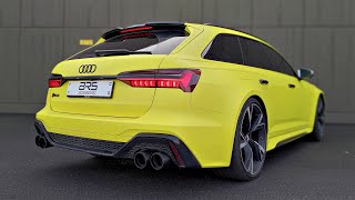 2021 Audi RS6 with Capristo Carbon Edition Exhaust 🟨  Accelerations Dyno Pulls OnBoard amp More [upl. by Shanney374]