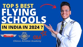 Top 5 flying schools in INDIA IN 2024Total cost for pilot training INDIA [upl. by Adnorrehs]