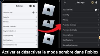 Comment activer et désactiver le mode sombre dans Roblox [upl. by Marris]