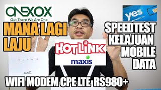 SIM TELCO MANA LAGI LAJU  GUNA MODEM CPE LTE RS980  CARA MASUKKAN SIM KAD [upl. by Win]