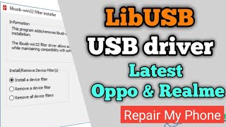 libusb driver install  libusb driver install umt  libusb filter driver for mtk port repairmyphone [upl. by Rento]