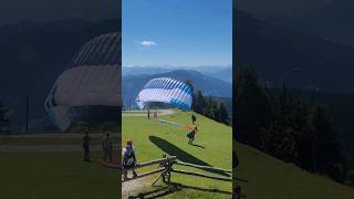 Paragliding launch in Werfenweng paragliding parapente [upl. by Aydni]