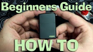 Zippo Lighter  Beginners Guide  How To Use  Unboxing [upl. by Anaiek]