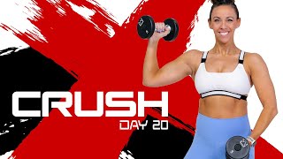 40 Minute Full Body Bootcamp Workout  CRUSH  Day 20 [upl. by Mayer]