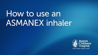 How to use an Asmanex inhaler  Boston Childrens Hospital [upl. by Orual]