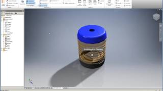 Lamp  How to Render in Inventor [upl. by Hartzell]