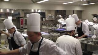 The busy kitchen at Michelin star restaurant Steirereck [upl. by Ettezus]