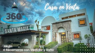 Casa en Venta Santa Maria 4 Recamaras Cel4433707260 Recorrido 360 [upl. by Hakym]