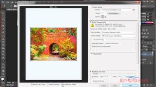 Use Printer Profiles Photoshop CS6 HP Inkjet Printers Windows [upl. by Lesig]