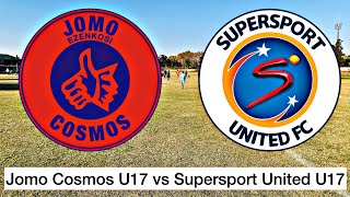 HIGHLIGHTS  Jomo Cosmos U17 vs Supersport United U17  Gauteng Development League [upl. by Annanhoj]