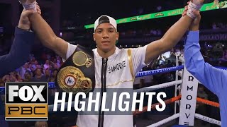 David Morrell Jr with an impressive 1st round KO of Mario Cazares  HIGHLIGHTS  PBC ON FOX [upl. by Velleman]