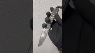 Damasteel iMamba  Snakeskin Carbon Fiber Inlay  African Sporting Creations [upl. by Nnagrom]