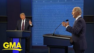 Trump Biden face off in 1st presidential debate l GMA [upl. by Sredna]