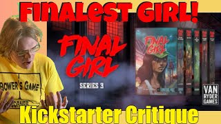 Final Girl Series 3  Kickstarter Critique Review [upl. by Casmey]