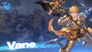 Granblue Fantasy Versus Rising – Vane Gameplay Trailer [upl. by Adnamor868]