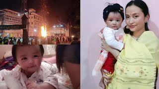 Luhongbasu chatlure yaoshang meisu thakhreFirst yaoshang thadoisana giDay BEAUTY manipuri vlog [upl. by Pulchia118]