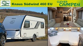 Knaus Südwind 460 EU  Ein Wohnwagen ohne Gasanlage Geht das gut  TestReview  Clever Campen [upl. by Wardieu]