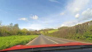 Driving from Paignton to Newton Abbot via Totnes Devon England [upl. by Joyann657]