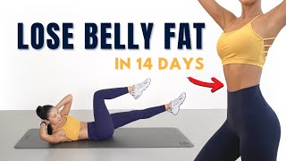 LOSE BELLY FAT in 14 Days  Get a Flat Stomach Burn Belly Fat🔥10 MIN Abs Workout [upl. by Aicrag]