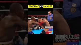 Pacquiao trading punches in bunches with Sanchez [upl. by Yrrek]