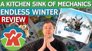 Endless Winter  Board Game Review  The Kitchen Sink of Mechanics [upl. by Rramel]