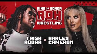 Harley Cameron vs Trish Adora ROH HonorClub Jun 13 2024 Full Match [upl. by Danialah763]