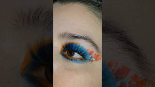 Electric eye eyemakeup eyemakeuptutorial youtubeshorts [upl. by Aronle]