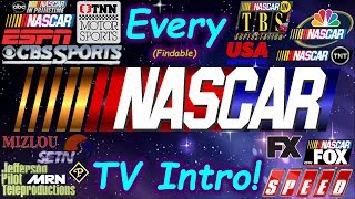 Every Findable NASCAR Televised intro Up to 2014 [upl. by Yerahcaz]