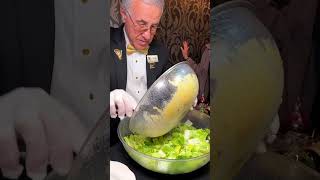 BEST TABLE SIDE CAESAR SALAD IN LAS VEGAS 🥗 [upl. by Eirelav677]