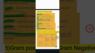 Gram positive vs Gram negative bacteria important points for MDCAT [upl. by Brandes916]