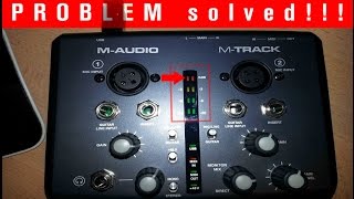 Maudio Mtrack LED lights always max  problem SOLVED 2016 [upl. by Yim512]