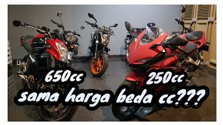 CBR 250RR DUA SILINDER BEDA CC SATU HARGA DENGAN ER6N [upl. by Sharp]