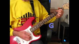 Highway To Hell ACDC  Guitar Lesson Chords [upl. by Nerty]