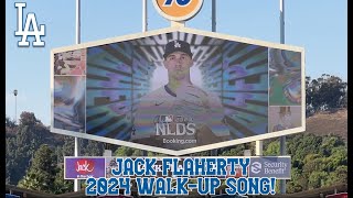 2024 JACK FLAHERTY LIVE PLAYOFF WALKUP SONG  2024 Dodgers Postseason Baseball [upl. by Yraeg]