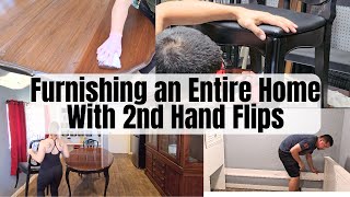 Part 2  Furnishing an Entire Home with Free and Second Hand Finds [upl. by Holcomb822]