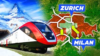 Switzerland’s NEW €215BN Railway to Unite Europe [upl. by Oremor114]