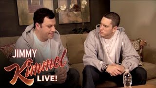 Briefcase Joe Eminem Teaches Jimmy Kimmel to Rap [upl. by Ela641]