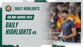 Daily Highlights 6  RolandGarros 2024 [upl. by Aelanej897]